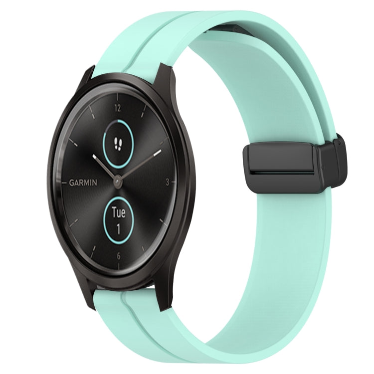 Cinturino in silicone con chiusura magnetica in tinta unita da 20 mm, For Garmin Garminmove Style, For Garmin Forerunner 645 Music
