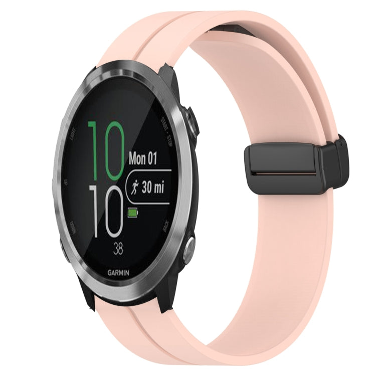 Cinturino in silicone con chiusura magnetica in tinta unita da 20 mm, For Garmin Garminmove Style, For Garmin Forerunner 645 Music