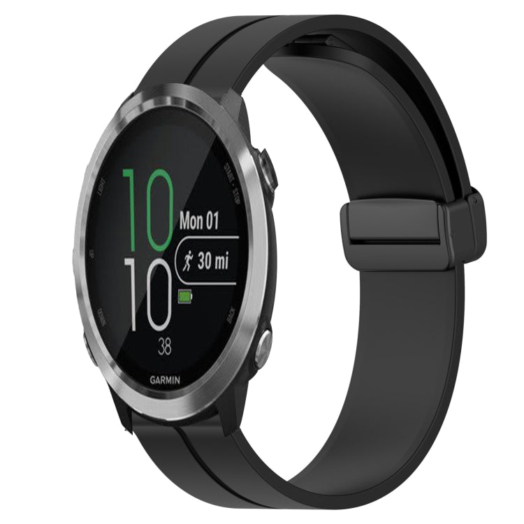 Cinturino in silicone con chiusura magnetica in tinta unita da 20 mm, For Garmin Garminmove Style, For Garmin Forerunner 645 Music