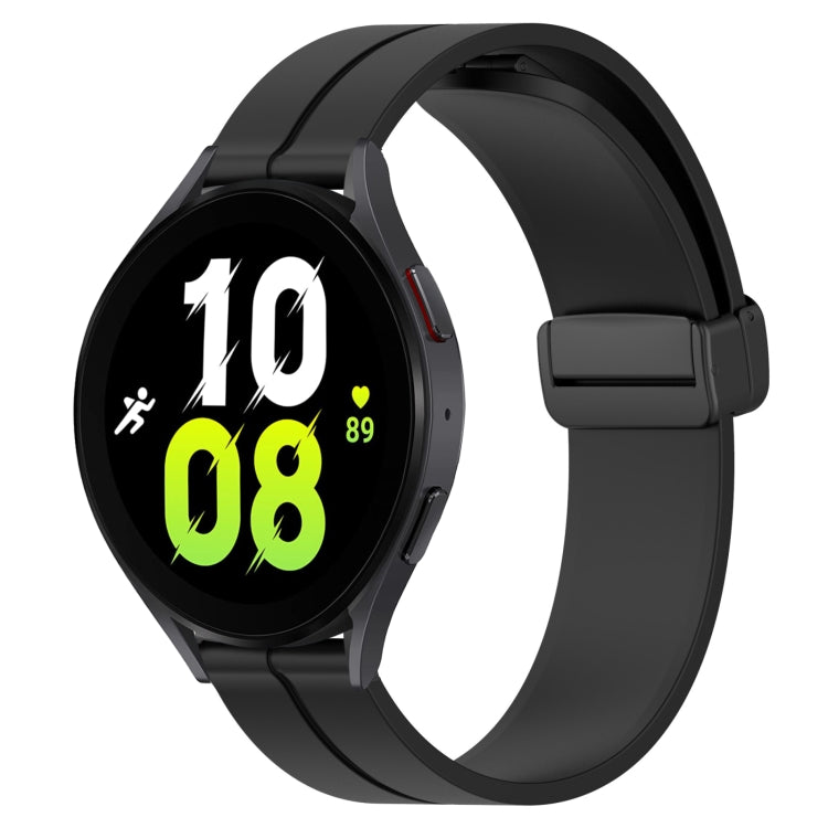 Cinturino in silicone con chiusura magnetica in tinta unita da 20 mm, For Samsung Galaxy Watch 5 44mm, For Samsung Galaxy Watch 5 40mm