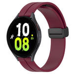 Cinturino in silicone con chiusura magnetica in tinta unita da 20 mm, For Samsung Galaxy Watch 5 44mm, For Samsung Galaxy Watch 5 40mm