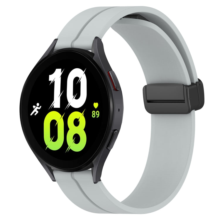 Cinturino in silicone con chiusura magnetica in tinta unita da 20 mm, For Samsung Galaxy Watch 5 44mm, For Samsung Galaxy Watch 5 40mm