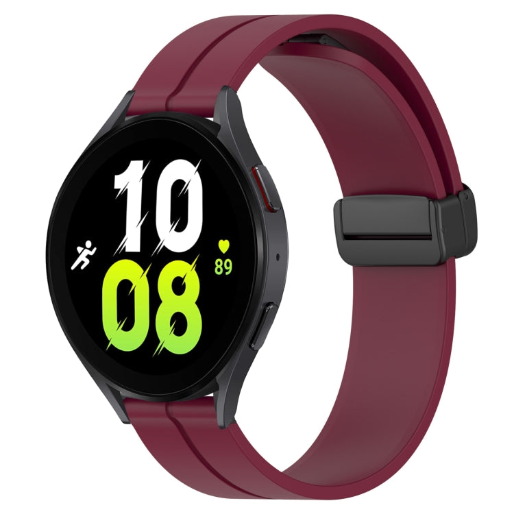 Cinturino in silicone con chiusura magnetica in tinta unita da 20 mm, For Samsung Galaxy Watch 5 44mm, For Samsung Galaxy Watch 5 40mm