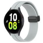 Cinturino in silicone con chiusura magnetica in tinta unita da 20 mm, For Samsung Galaxy Watch 5 44mm, For Samsung Galaxy Watch 5 40mm