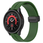 Cinturino in silicone con chiusura magnetica in tinta unita da 20 mm, For Samsung Galaxy Watch 5 Pro 45mm, For Samsung Galaxy Watch4 44mm