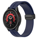 Cinturino in silicone con chiusura magnetica in tinta unita da 20 mm, For Samsung Galaxy Watch 5 Pro 45mm, For Samsung Galaxy Watch4 44mm
