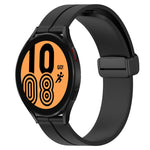 Cinturino in silicone con chiusura magnetica in tinta unita da 20 mm, For Samsung Galaxy Watch 5 Pro 45mm, For Samsung Galaxy Watch4 44mm