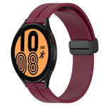 Cinturino in silicone con chiusura magnetica in tinta unita da 20 mm, For Samsung Galaxy Watch 5 Pro 45mm, For Samsung Galaxy Watch4 44mm