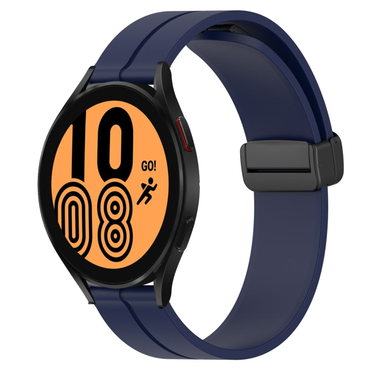 Cinturino in silicone con chiusura magnetica in tinta unita da 20 mm, For Samsung Galaxy Watch 5 Pro 45mm, For Samsung Galaxy Watch4 44mm
