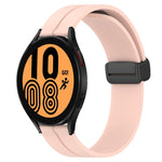 Cinturino in silicone con chiusura magnetica in tinta unita da 20 mm, For Samsung Galaxy Watch4 40mm, For Samsung  Galaxy Watch4 Classic 42mm