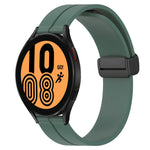 Cinturino in silicone con chiusura magnetica in tinta unita da 20 mm, For Samsung Galaxy Watch4 40mm, For Samsung  Galaxy Watch4 Classic 42mm
