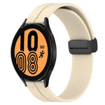 Cinturino in silicone con chiusura magnetica in tinta unita da 20 mm, For Samsung Galaxy Watch4 40mm, For Samsung  Galaxy Watch4 Classic 42mm