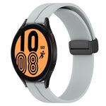 Cinturino in silicone con chiusura magnetica in tinta unita da 20 mm, For Samsung Galaxy Watch4 40mm, For Samsung  Galaxy Watch4 Classic 42mm