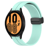 Cinturino in silicone con chiusura magnetica in tinta unita da 20 mm, For Samsung Galaxy Watch4 40mm, For Samsung  Galaxy Watch4 Classic 42mm