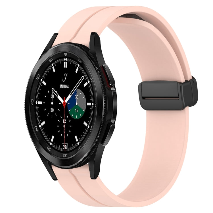 Cinturino in silicone con chiusura magnetica in tinta unita da 20 mm, For Samsung Galaxy Watch4 40mm, For Samsung  Galaxy Watch4 Classic 42mm