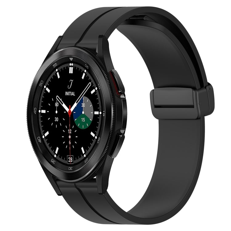 Cinturino in silicone con chiusura magnetica in tinta unita da 20 mm, For Samsung Galaxy Watch4 40mm, For Samsung  Galaxy Watch4 Classic 42mm
