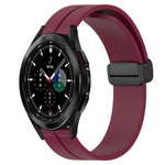 Cinturino in silicone con chiusura magnetica in tinta unita da 20 mm, For Samsung Galaxy Watch4 40mm, For Samsung  Galaxy Watch4 Classic 42mm