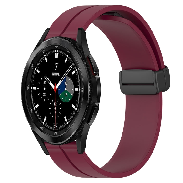 Cinturino in silicone con chiusura magnetica in tinta unita da 20 mm, For Samsung Galaxy Watch4 40mm, For Samsung  Galaxy Watch4 Classic 42mm