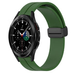 Cinturino in silicone con chiusura magnetica in tinta unita da 20 mm, For Samsung Galaxy Watch4 40mm, For Samsung  Galaxy Watch4 Classic 42mm
