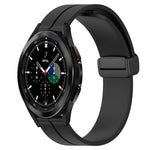 Cinturino in silicone con chiusura magnetica in tinta unita da 20 mm, For Samsung  Galaxy Watch4 Classic 46mm, For Samsung Galaxy Watch Active2 40mm