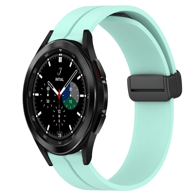 Cinturino in silicone con chiusura magnetica in tinta unita da 20 mm, For Samsung  Galaxy Watch4 Classic 46mm, For Samsung Galaxy Watch Active2 40mm