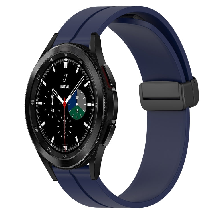Cinturino in silicone con chiusura magnetica in tinta unita da 20 mm, For Samsung  Galaxy Watch4 Classic 46mm, For Samsung Galaxy Watch Active2 40mm
