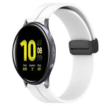 Cinturino in silicone con chiusura magnetica in tinta unita da 20 mm, For Samsung  Galaxy Watch4 Classic 46mm, For Samsung Galaxy Watch Active2 40mm