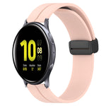 Cinturino in silicone con chiusura magnetica in tinta unita da 20 mm, For Samsung Galaxy Watch Active2 44mm, For Samsung Galaxy Watch 42mm
