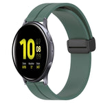 Cinturino in silicone con chiusura magnetica in tinta unita da 20 mm, For Samsung Galaxy Watch Active2 44mm, For Samsung Galaxy Watch 42mm