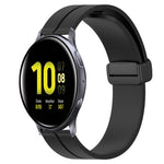 Cinturino in silicone con chiusura magnetica in tinta unita da 20 mm, For Samsung Galaxy Watch Active2 44mm, For Samsung Galaxy Watch 42mm