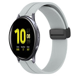 Cinturino in silicone con chiusura magnetica in tinta unita da 20 mm, For Samsung Galaxy Watch Active2 44mm, For Samsung Galaxy Watch 42mm
