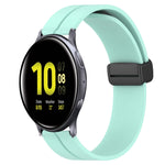 Cinturino in silicone con chiusura magnetica in tinta unita da 20 mm, For Samsung Galaxy Watch Active2 44mm, For Samsung Galaxy Watch 42mm