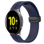 Cinturino in silicone con chiusura magnetica in tinta unita da 20 mm, For Samsung Galaxy Watch Active2 44mm, For Samsung Galaxy Watch 42mm