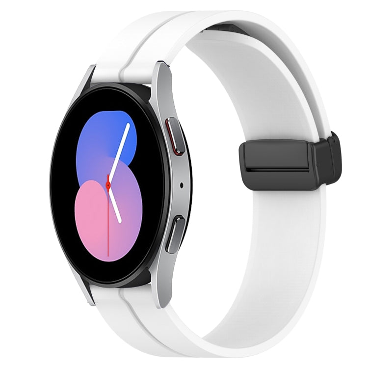 Cinturino in silicone con chiusura magnetica in tinta unita da 20 mm, For Samsung Galaxy Watch Active2 44mm, For Samsung Galaxy Watch 42mm