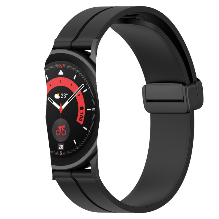 Cinturino in silicone con chiusura magnetica in tinta unita da 20 mm, For Samsung Galaxy Watch Active2 44mm, For Samsung Galaxy Watch 42mm