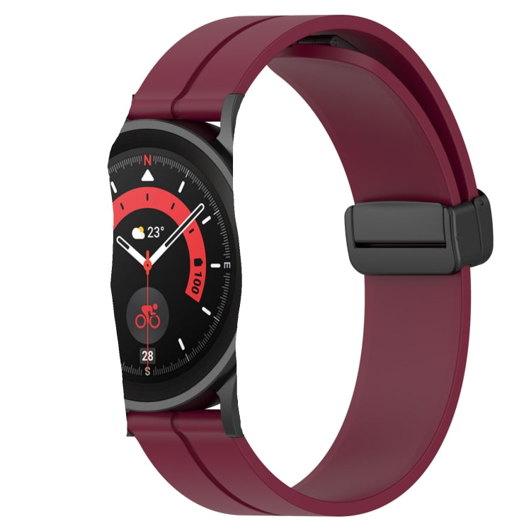 Cinturino in silicone con chiusura magnetica in tinta unita da 20 mm, For Samsung Galaxy Watch Active2 44mm, For Samsung Galaxy Watch 42mm