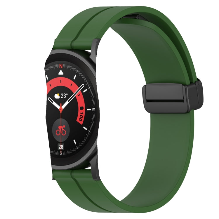Cinturino in silicone con chiusura magnetica in tinta unita da 20 mm, For Samsung Galaxy Watch Active2 44mm, For Samsung Galaxy Watch 42mm