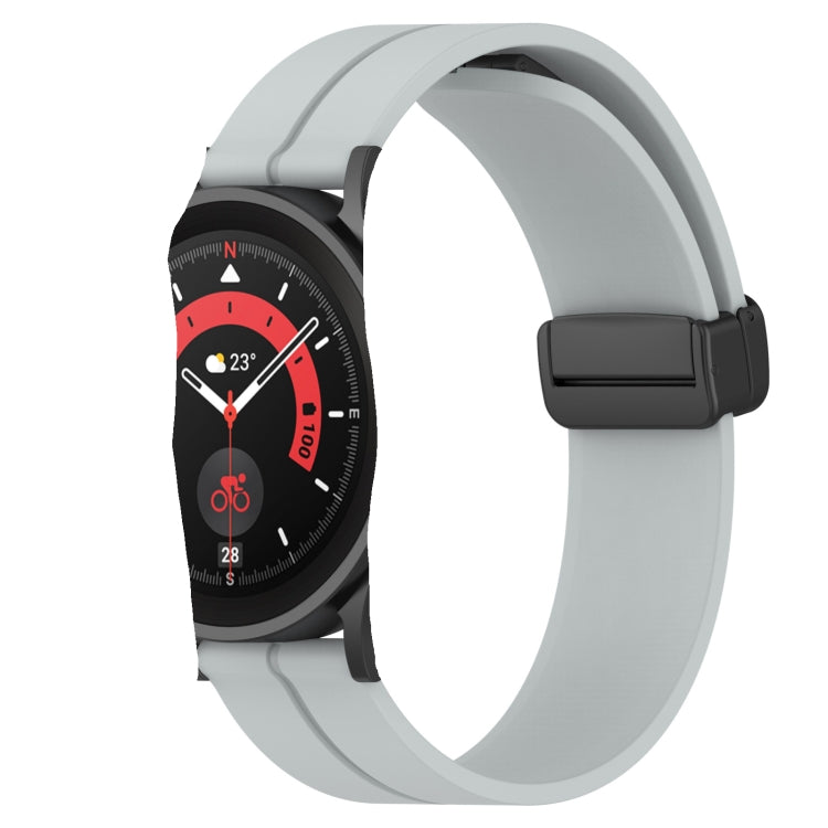 Cinturino in silicone con chiusura magnetica in tinta unita da 20 mm, For Samsung Galaxy Watch Active2 44mm, For Samsung Galaxy Watch 42mm
