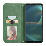 Custodia in pelle magnetica per Sony Xperia 5 IV Retro Skin Feel, For Sony Xperia 5 IV