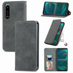 Custodia in pelle magnetica per Sony Xperia 5 IV Retro Skin Feel, For Sony Xperia 5 IV
