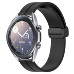Cinturino in silicone con chiusura magnetica in tinta unita da 22 mm, For Samsung Galaxy Watch3 45mm, For Samsung Galaxy Watch 46mm