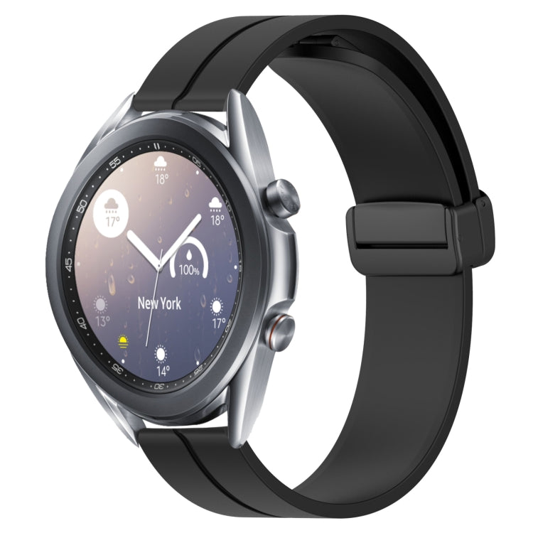 Cinturino in silicone con chiusura magnetica in tinta unita da 22 mm, For Samsung Galaxy Watch3 45mm, For Samsung Galaxy Watch 46mm