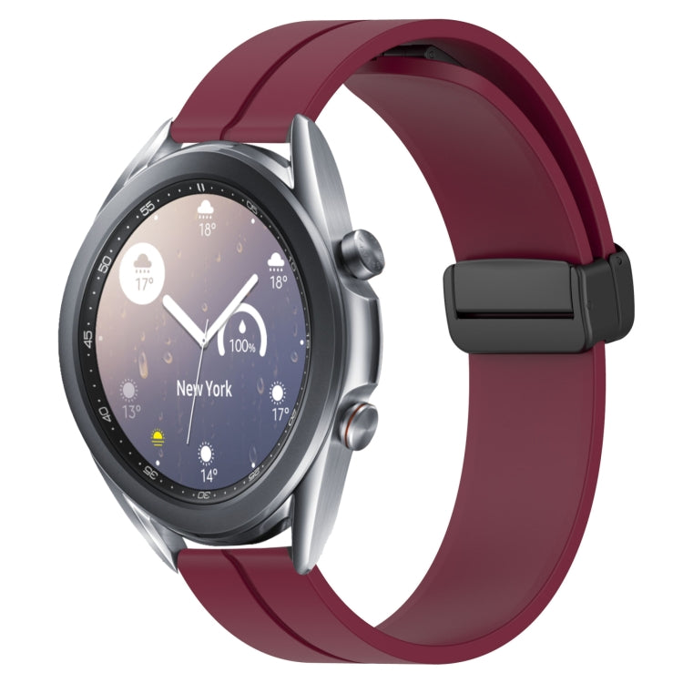 Cinturino in silicone con chiusura magnetica in tinta unita da 22 mm, For Samsung Galaxy Watch3 45mm, For Samsung Galaxy Watch 46mm