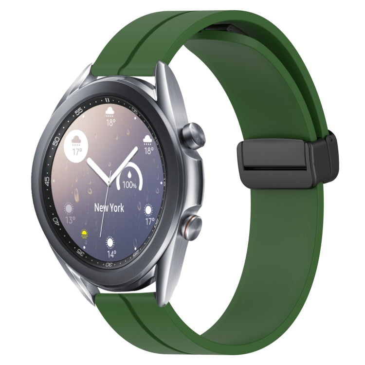 Cinturino in silicone con chiusura magnetica in tinta unita da 22 mm, For Samsung Galaxy Watch3 45mm, For Samsung Galaxy Watch 46mm