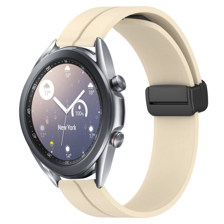 Cinturino in silicone con chiusura magnetica in tinta unita da 22 mm, For Samsung Galaxy Watch3 45mm, For Samsung Galaxy Watch 46mm
