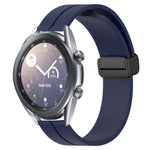 Cinturino in silicone con chiusura magnetica in tinta unita da 22 mm, For Samsung Galaxy Watch3 45mm, For Samsung Galaxy Watch 46mm