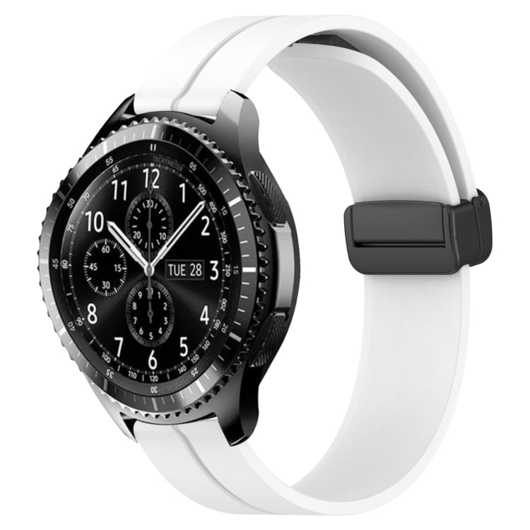 Cinturino in silicone con chiusura magnetica in tinta unita da 22 mm, For Samsung Gear S3 Classic, For Samsung Gear S3 Frontier
