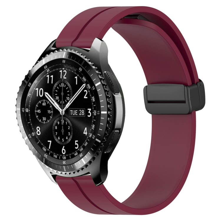 Cinturino in silicone con chiusura magnetica in tinta unita da 22 mm, For Samsung Gear S3 Classic, For Samsung Gear S3 Frontier