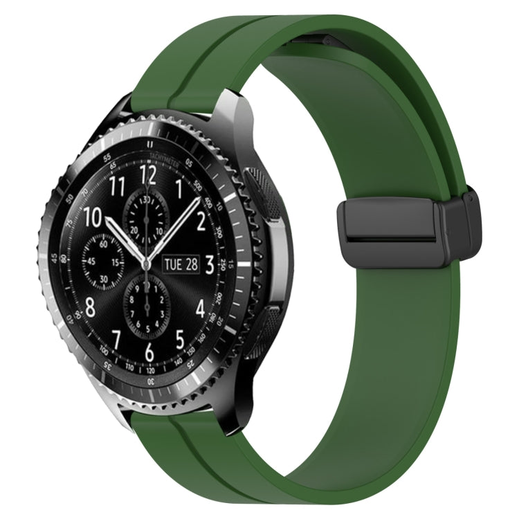 Cinturino in silicone con chiusura magnetica in tinta unita da 22 mm, For Samsung Gear S3 Classic, For Samsung Gear S3 Frontier