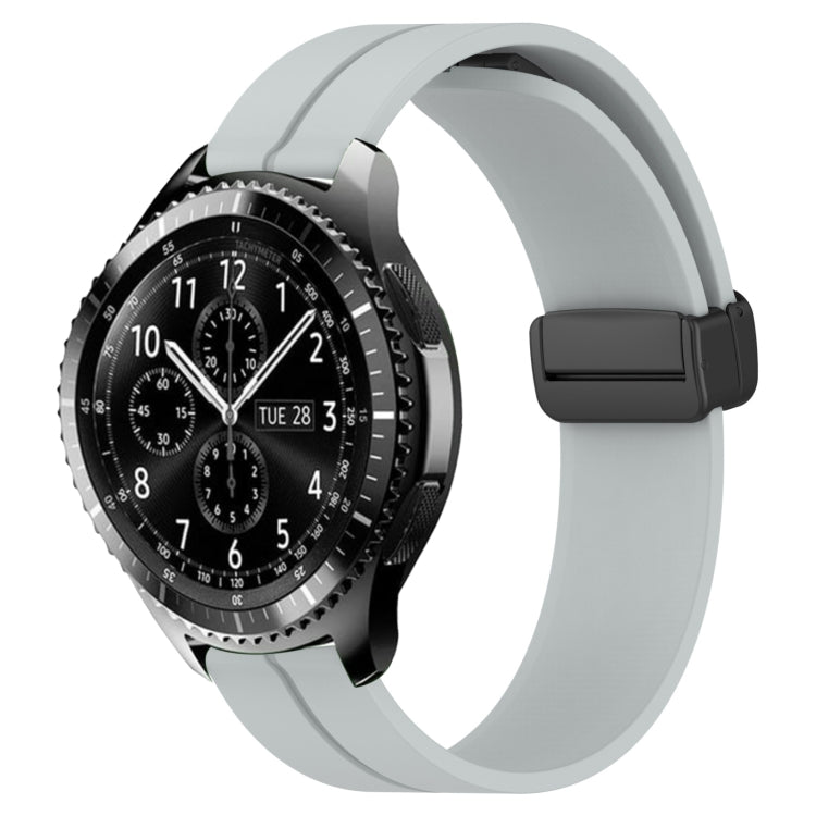 Cinturino in silicone con chiusura magnetica in tinta unita da 22 mm, For Samsung Gear S3 Classic, For Samsung Gear S3 Frontier